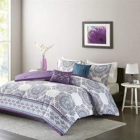 img 4 attached to Intelligent Design ID10 922 COMFORTER Purple