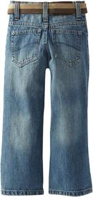 img 1 attached to 👖 Boys' Relaxed-fit Bootcut Jeans with Belt: Lee Dungarees