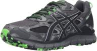 carbon asics gel scram trail running shoe логотип