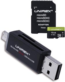 img 4 attached to 📸 High-Speed UHS-1 16GB Micro SD Card with 4 in 1 USB Reader & SD Adapter