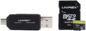 img 3 attached to 📸 High-Speed UHS-1 16GB Micro SD Card with 4 in 1 USB Reader & SD Adapter