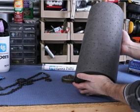 img 1 attached to 🧽 New Pig Garage Oil Absorbent Mat Roll - 10" x 25' - Absorbs 1.75 Gallons - Ultimate Garage Floor Protection