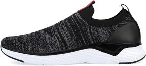 img 3 attached to 👟 ZASEPY Men's Lightweight Breathable Non-Slip Sneakers - Ultimate Shoes