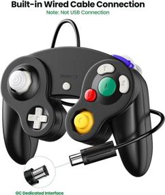 img 3 attached to 🎮 Nintendo Wii Gamecube Controller & Classic Gamepad - Upgraded, 2-Pack, Black