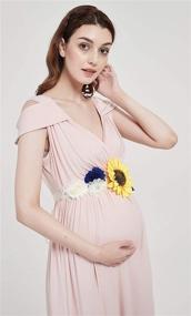 img 1 attached to Sunflower Bridal Wedding Maternity Pregnancy Women's Accessories