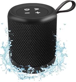 img 4 attached to 🔊 Познакомьтесь с портативной Bluetooth-колонкой Megatek: защита IPX5 от воды, беспроводной диапазон в 100 футов, кристально чистый звук HD, глубокий бас – прекрасно подходит для использования на открытом воздухе, в путешествиях, в душе и у бассейна!