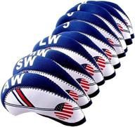 🏌️ jamisdirect golf usa flag neoprene golf club head cover wedge iron protective headcover set with official flag logo – fast shipping! logo