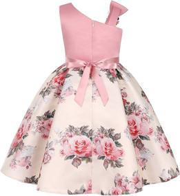 img 3 attached to 🌸 Stunning NSSMWTTC Flower Girls Dresses: Elegant Formal Floral Dress for Kids Aged 2-10 Years