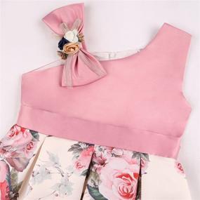 img 2 attached to 🌸 Stunning NSSMWTTC Flower Girls Dresses: Elegant Formal Floral Dress for Kids Aged 2-10 Years