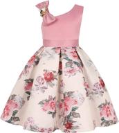 🌸 stunning nssmwttc flower girls dresses: elegant formal floral dress for kids aged 2-10 years logo