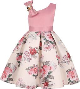 img 4 attached to 🌸 Stunning NSSMWTTC Flower Girls Dresses: Elegant Formal Floral Dress for Kids Aged 2-10 Years