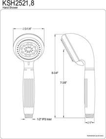 img 1 attached to Kingston Brass KSH2528 Trimscape 5 Function