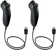 🎮 enhance your gaming experience with playhard 2 pack nunchuk controllers for nintendo wii & wii u (black x 2) logo