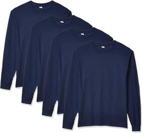 img 3 attached to Hanes Sleeve Comfortsoft T Shirt X Large Men's Clothing and Shirts