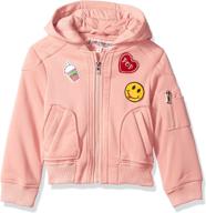 🧥 urban republic baby ur girls fleece jacket: stylish and cozy outerwear for little ones! логотип