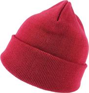 🧢 bruceriver unisex classic slouchy beanie cap with elasticity, knit hat for men and women logo