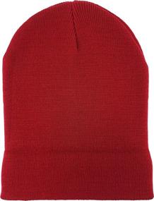 img 3 attached to 🧢 BRUCERIVER Unisex Classic Slouchy Beanie Cap with Elasticity, Knit Hat for Men and Women