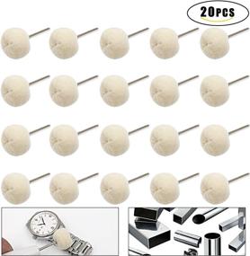 img 3 attached to 🧵 Soft Cotton Polishing Buffing Wheels for Fine Rotary Tool, 20 Pieces