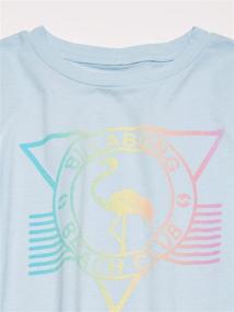 img 3 attached to 🌈 Optimized Search: Billabong Sleeve Graphic Chasing Rainbows Girls' Tops, Tees & Blouses