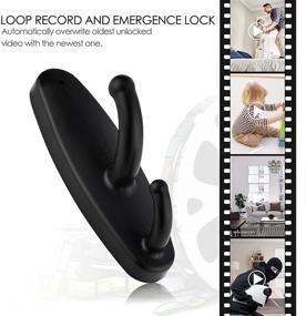 img 2 attached to SecureGuard Hidden Camera Clothes Hook - HD 1080P Mini Spy Camera for Home Security/Nanny Cam with Loop Recording & Motion Detection