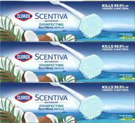 clorox toiletwand disinfecting refills, disposable wand heads - pacific breeze & coconut scent- 10 count- pack of 3 (packaging may vary) логотип