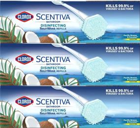 img 4 attached to Clorox ToiletWand Disinfecting Refills, Disposable Wand Heads - Pacific Breeze & Coconut Scent- 10 Count- Pack of 3 (Packaging May Vary)