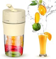 🥤 portable personal blender - mini milkshake and smoothie juicer, ciyoyo 10oz fruit juice travel blender rechargeable usb, one-handed drinking for home office sports outdoors, bpa-free логотип