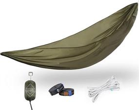 img 4 attached to 🏕️ Onewind 11-Foot Ultralight Backpacker Camping Hammock - Single, Portable & Compact Ridgeline Hammock, Ideal for Hiking, Camping & Travel