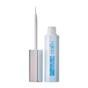 img 1 attached to 💋 KISS i-gloo Clear Strip Lash Adhesive with Glacial Extract - Hypoallergenic, Dermatologist Tested, Formaldehyde Free - Contact Lens Friendly, Strong Eyelash Glue with Brush Tip Applicator - 0.17 oz