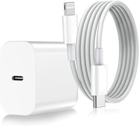 img 4 attached to ⚡ High-speed USB C iPhone Fast Charger (18W) with 5ft Cable - Compatible with iPhone 12 Pro, 11, Xs Max, XR, X, 8 Plus, iPad Pro, iPad Air 3, Mini 5