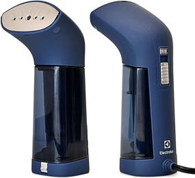 img 4 attached to 👕 Electrolux Portable Compact Handheld Fabric Steamer for Clothes - Powerful Dry Steam, Fast Heating 2 in 1 Wrinkle Remover and Clothing Iron, Travel Garment Steamer with Fabric Brush, Blue