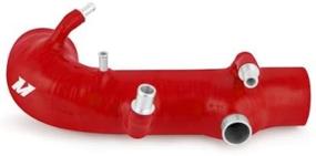 img 1 attached to Mishimoto MMHOSE-SUB-IHRD Silicone Induction Hose Compatible With Subaru WRX 2001-2007 / STI 2004-2015 Red