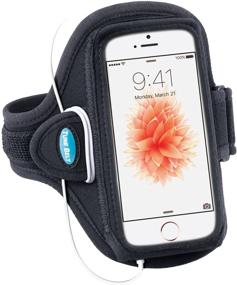 img 4 attached to 📱 Black Tune Belt Armband - iPhone SE (2016) 5 5s 5c &amp; iPod touch 5th 6th Generation - Sweat-Resistant AB87 - Ideal for Running &amp; Workouts