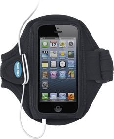 img 1 attached to 📱 Black Tune Belt Armband - iPhone SE (2016) 5 5s 5c &amp; iPod touch 5th 6th Generation - Sweat-Resistant AB87 - Ideal for Running &amp; Workouts