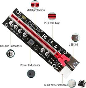 img 1 attached to 💱 Miertou 6Pin SATA VER103A 2 Extension Currency