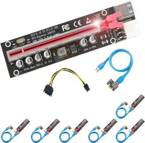 img 4 attached to 💱 Miertou 6Pin SATA VER103A 2 Extension Currency