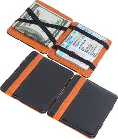 img 1 attached to CKLT Fashion Leather Minimalistic Wallet Men's Accessories for Wallets, Card Cases & Money Organizers