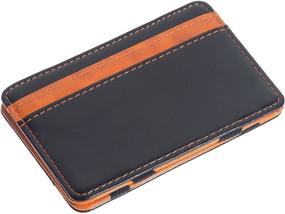 img 2 attached to CKLT Fashion Leather Minimalistic Wallet Men's Accessories for Wallets, Card Cases & Money Organizers