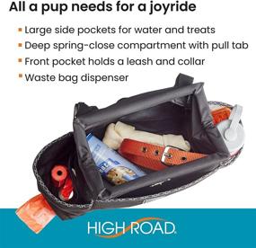 img 2 attached to 🐾 Convenient High Road Dog Travel Bag with Waste Bag Dispenser: Simplify Traveling with Your Furry Friend!