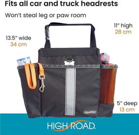 img 1 attached to 🐾 Convenient High Road Dog Travel Bag with Waste Bag Dispenser: Simplify Traveling with Your Furry Friend!