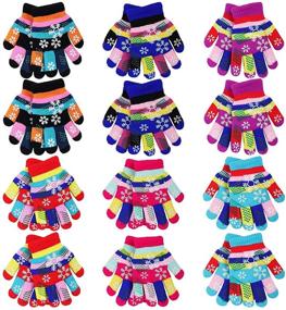 img 4 attached to 👧 Top-Quality Falari Wholesale Children's Knitted G004 6Pack Girls' Accessories - Shop Now!