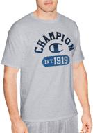 👕 champion classic jersey script t-shirt | men's fashion apparel and tops logo