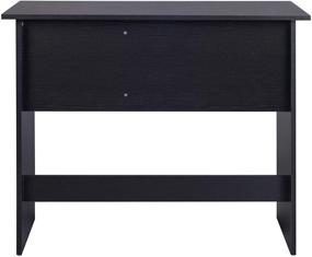 img 3 attached to 🖥️ OneSpace Adina Two-Drawer Writing Desk in Black