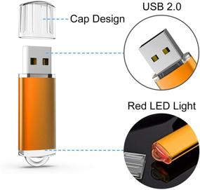 img 3 attached to 📦 10-пачка флеш-накопителей на 16 ГБ каждый - Alihelan USB 2.0 Thumb Drive Оптовый блок памяти Jump Drive Pen Drive Zip Drive с индикатором LED для хранения данных и обмена файлами - Многоцветный, 16G