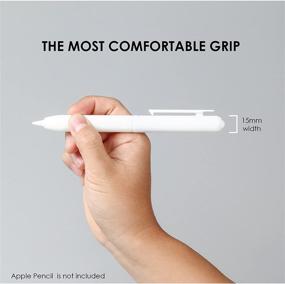 img 3 attached to 🖊️ Ztylus Apple Pencil Protective Case: Clip-On Design with Retractable Tip, Cap Secure, iPad Pro & iPad 2019 Compatible (White)