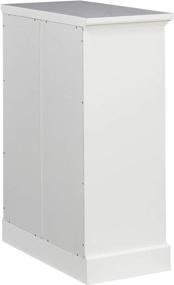 img 2 attached to St. James Freestanding Floor Cabinet: Versatile Storage Organizer for Bathroom, Kitchen, and Living Room - 2 Doors, 2 Adjustable Shelves, White