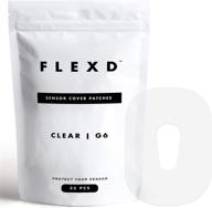 💪 flexd g6 adhesive patches (35 pcs) - clear transparent & waterproof - overpatch g6 for durable adhesion логотип