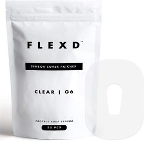 img 4 attached to 💪 Flexd G6 Adhesive Patches (35 Pcs) - Clear Transparent & Waterproof - Overpatch G6 for Durable Adhesion