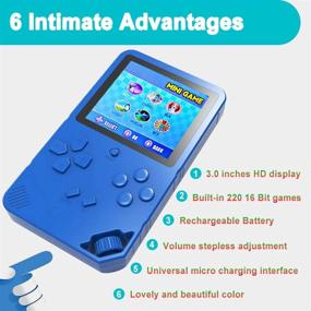 img 2 attached to 🎮 Immerse in Non-stop Fun with Douddy Handheld Electronic Rechargeable Entertainment