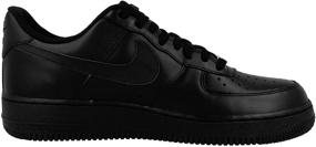 img 2 attached to Nike Force Black Basketball Shoes for Women and Men - Fashion Sneakers